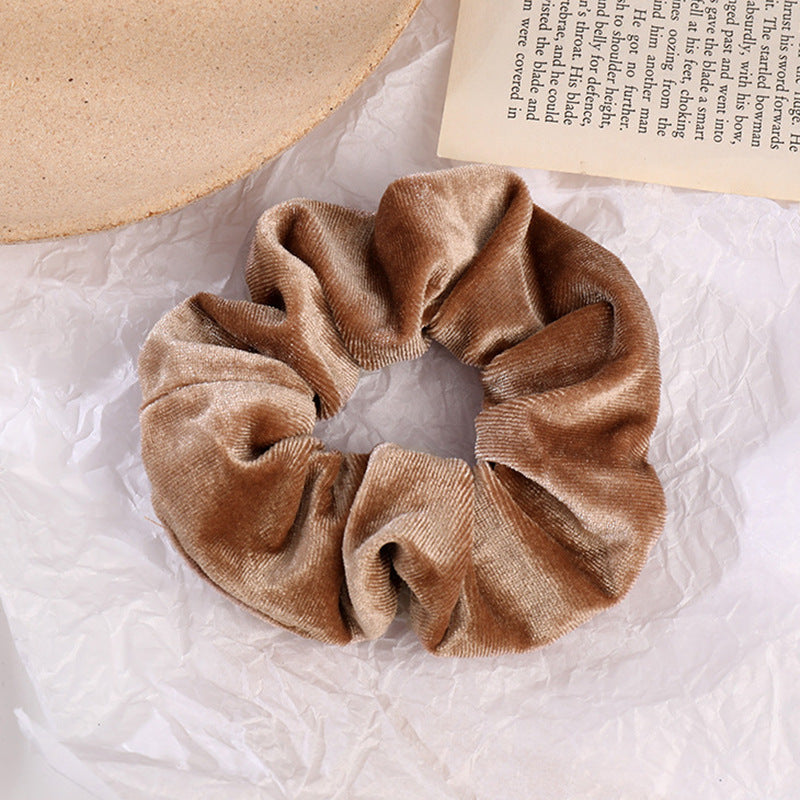 Flannel Hair Tie Ponytail Flannel Hair Tie Ponytail